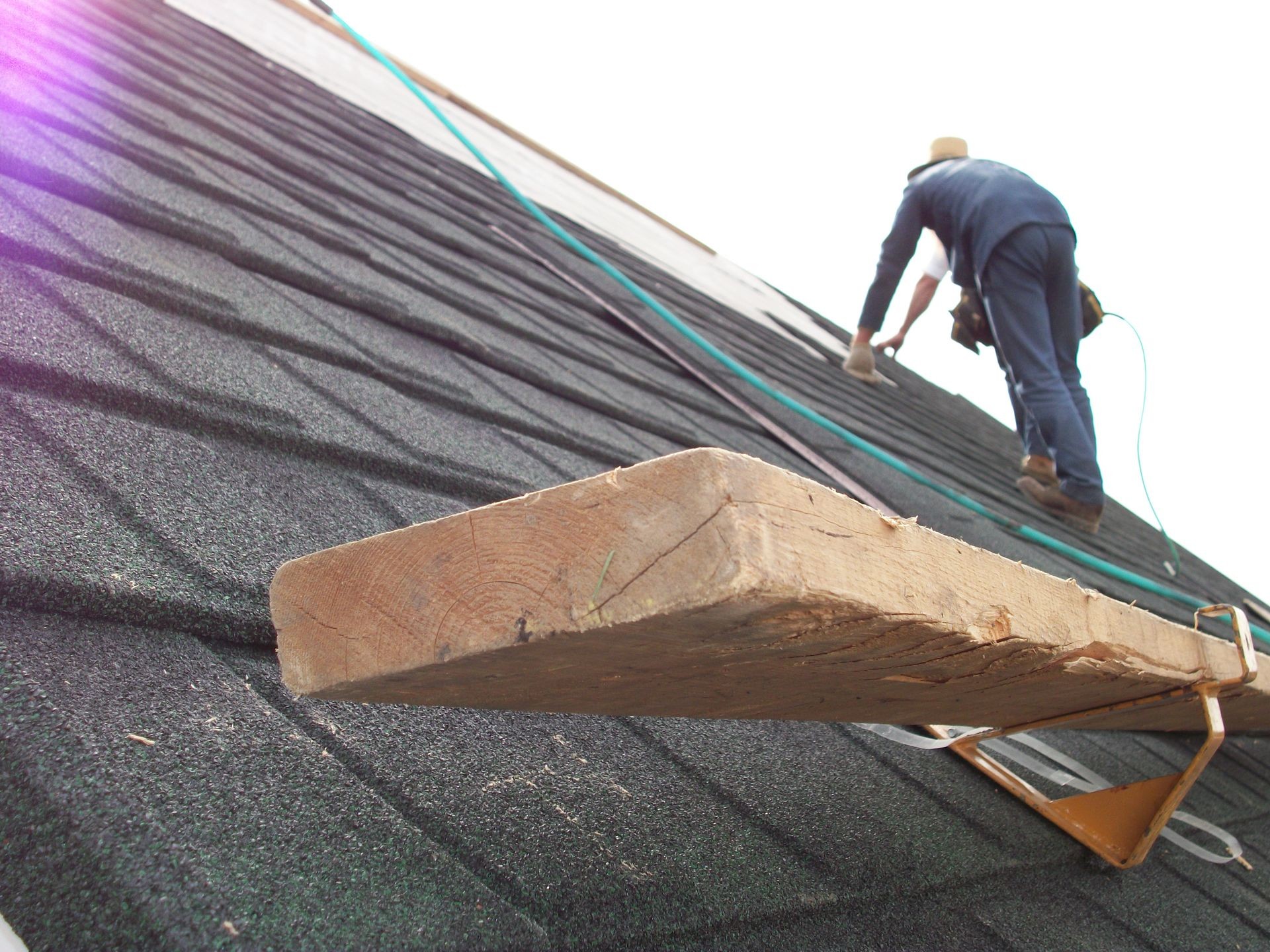 Installing a roof